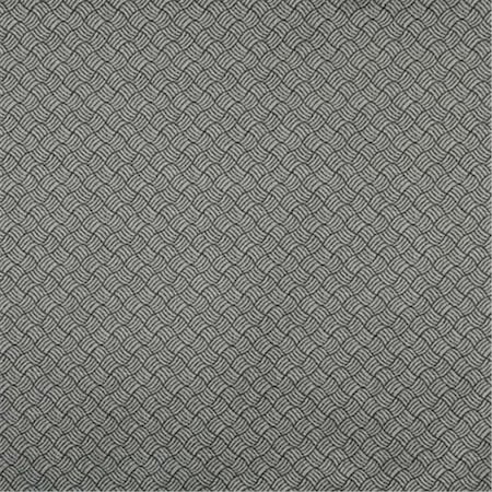 Designer Fabrics 54 in. Wide Black And Silver- Geometric Heavy Duty Crypton Commercial Grade Upholstery Fabric F760